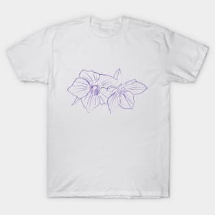 Purple Hellebores T-Shirt